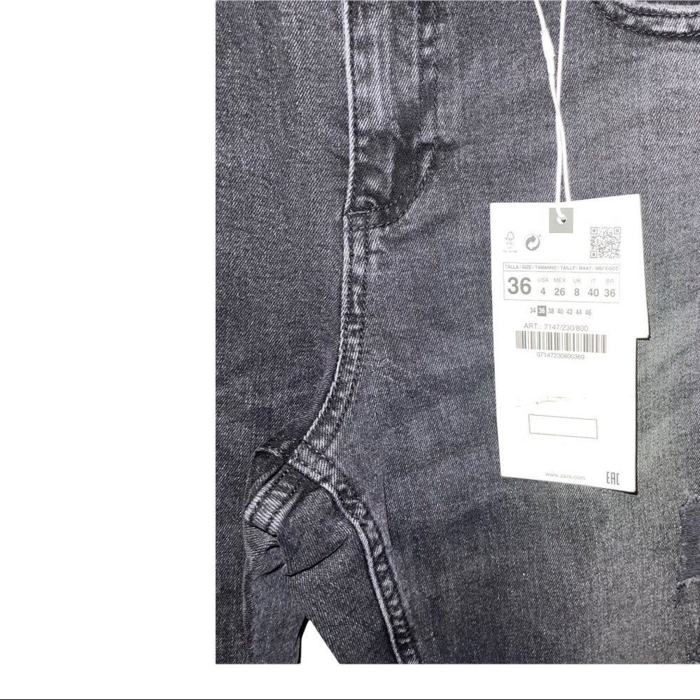NWT Zara Woman Jeans Size 4 - Picture 6 of 7
